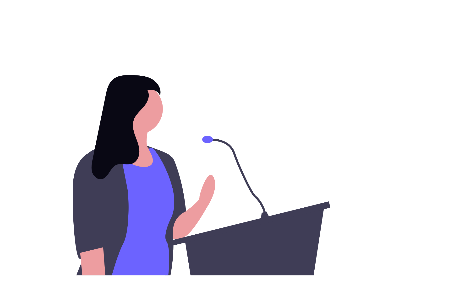 Speaking practice illustration
